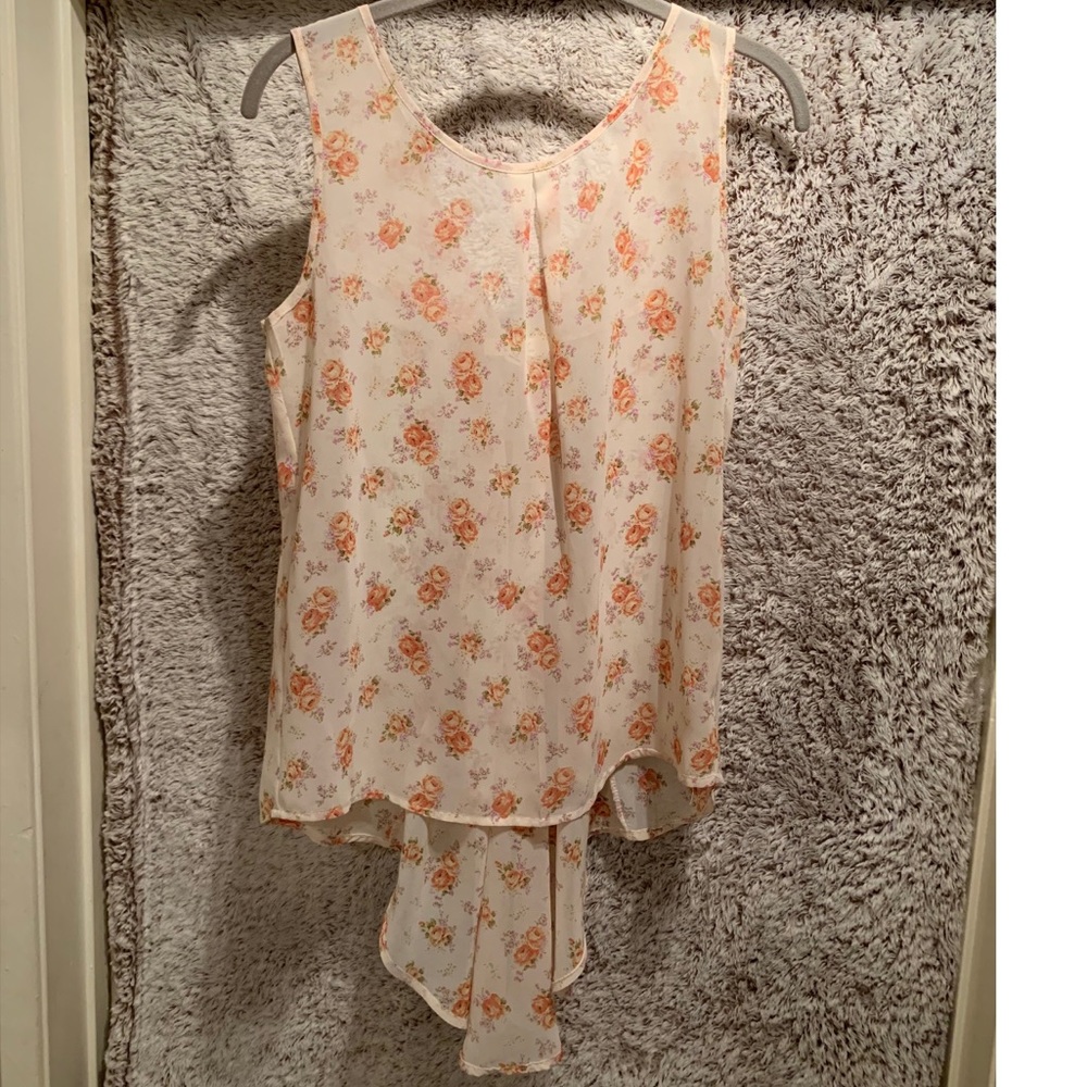 IRIS®️ Floral 🌼 flowing tank ✨Small